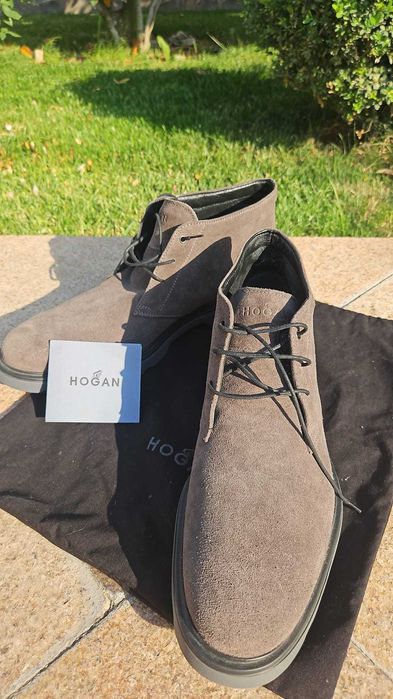 Ghete Hogan piele intoarsa marimea 46