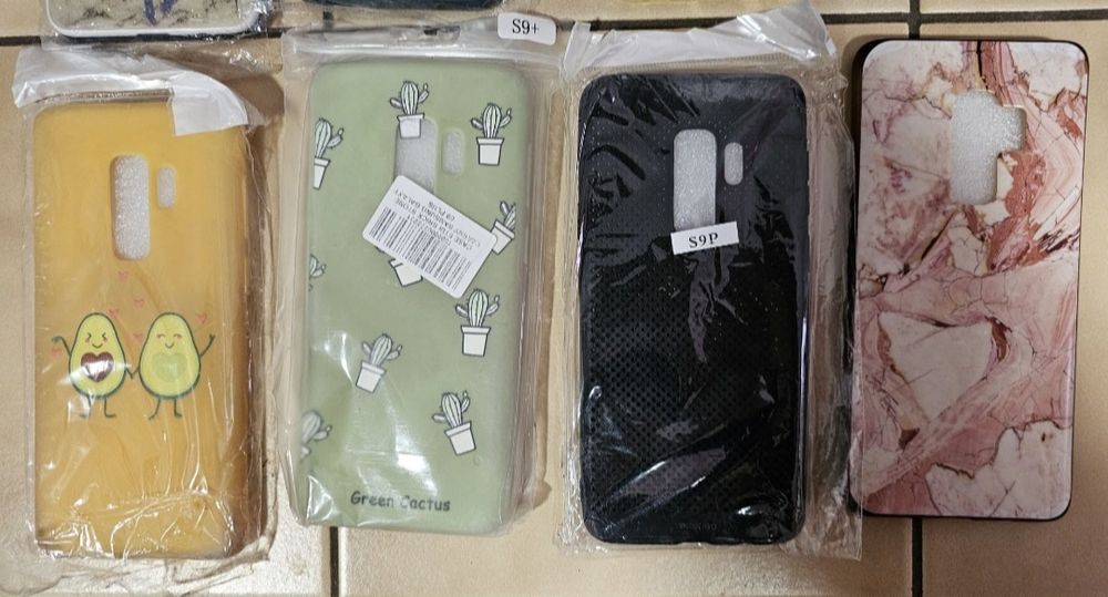 Huse Samsung S9+ plus, noi, silicon albastru, roz, transparent, verde