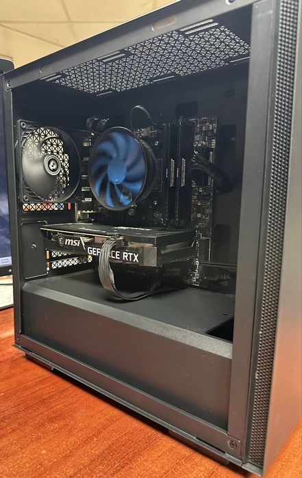 Геймърски компютър, full hd, Ryzen 5, rtx 3060, 16gb, nvme