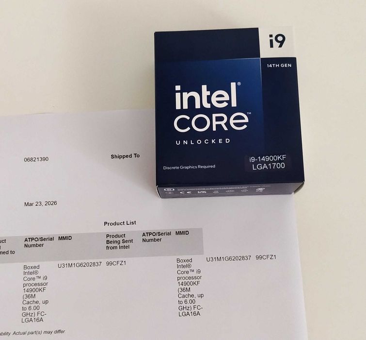 Procesor Intel Core i9 14900KF sigilat