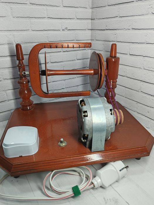 Электрическая Прялка Ручной Работы.