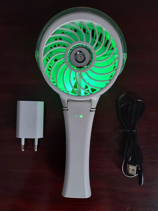 Ventilator de mana rgb cu acumulator