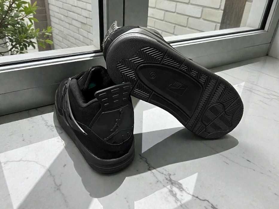Adidasi Jordan 4 Retro Black - Adidasi Fete Baieti