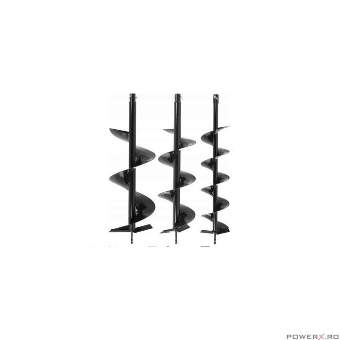 Motoburghiu 5.2 Cp, 3 burghie 15, 20, 25 Cm, Freza,Foreza Pamant, Baug