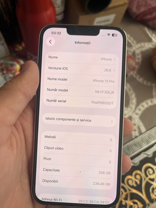 Iphone 13 pro white 256gb