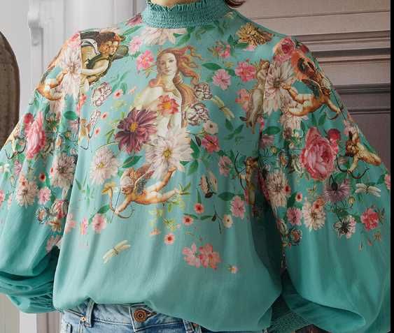 Bluza "Medicine" noua, marimea S, reproducere Sandro Botticelli:Birth of Venus