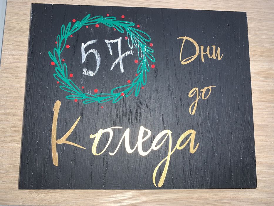 Обратен брояч на дните до Коледа