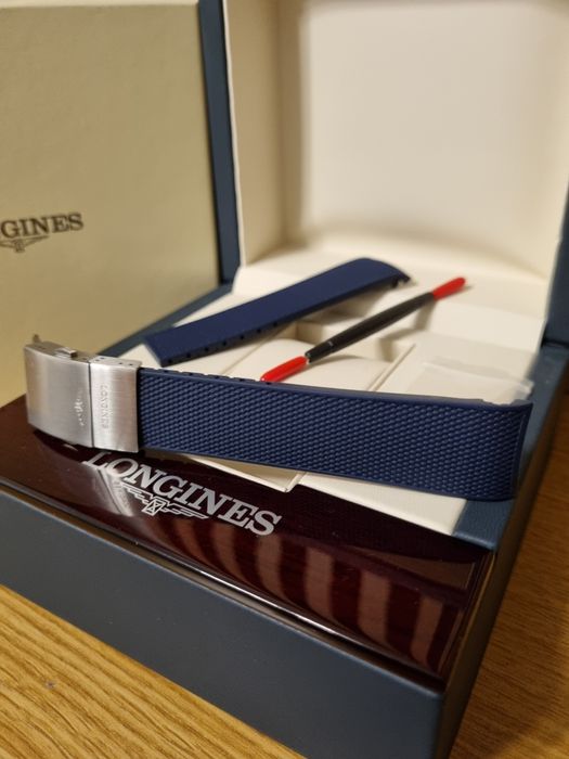 Curea Ceas Longines Hydroconquest din silicon + catrama