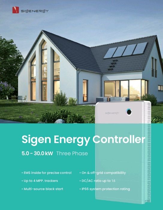 Гибридный инвертор Sigenergy 5 кВт 3 фазы литий аккумулятор до 48 кВт!