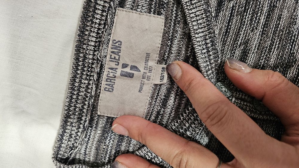 Set bluza gri și blugi 3/4 152-158