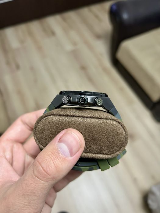 Ceas Cerruti 1881, mecha-quartz, verde camo, WR100m - CA NOU