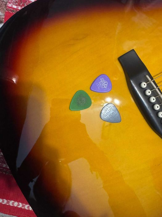 Chitara SQUIER Electro-acustica SA-105CE SB+ Husa
