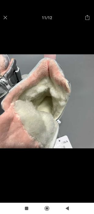 Продам зимние ботинки сапоги для девочки