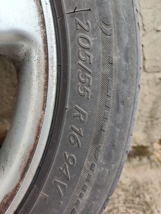 Лети джанти 16" 5х112  с 4 бр. летни гуми за VW, Audi, Skoda