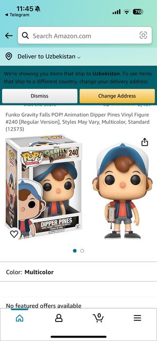 Funko pop Dipper НОВЫЙ
