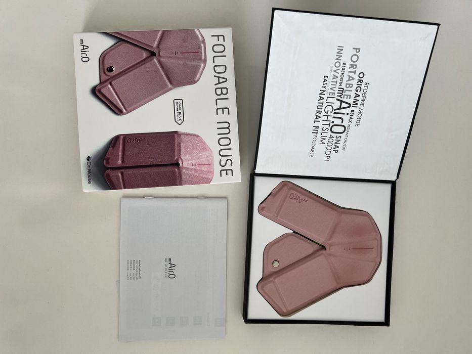 Mouse Pliabil Origami Ultra-Slim myAir.0 OriMouse (Pink Shine)