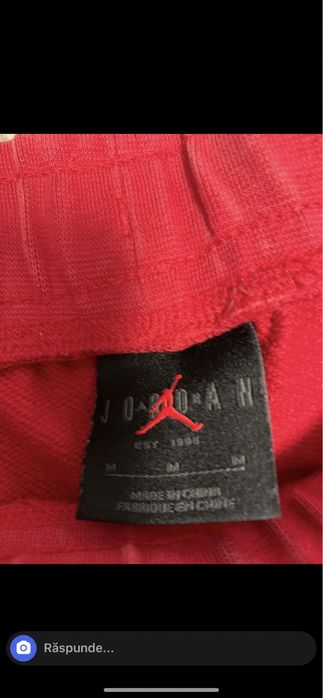 pantaloni jordan rosu