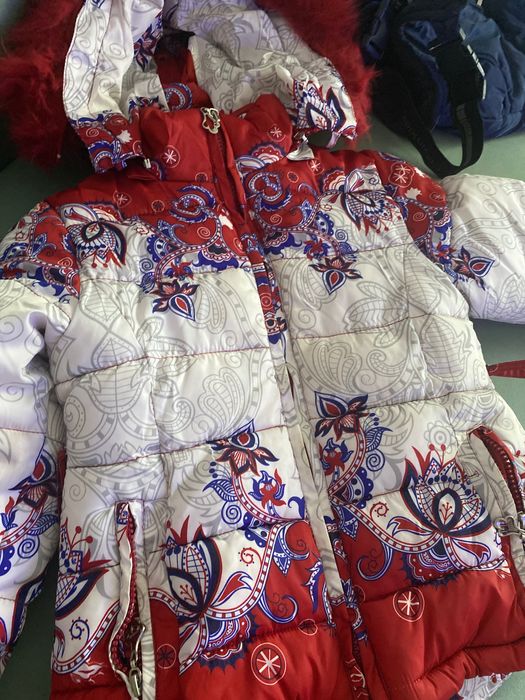 Детская куртка с комбинезоном на девочку