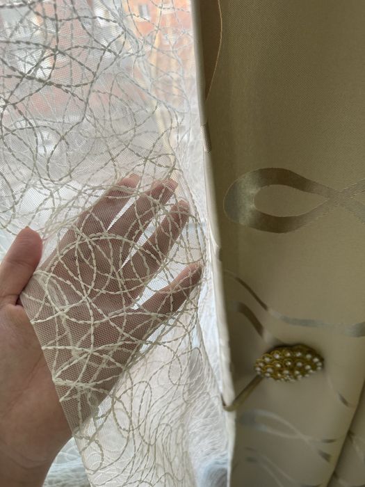 Продам комплект тюль-шторы