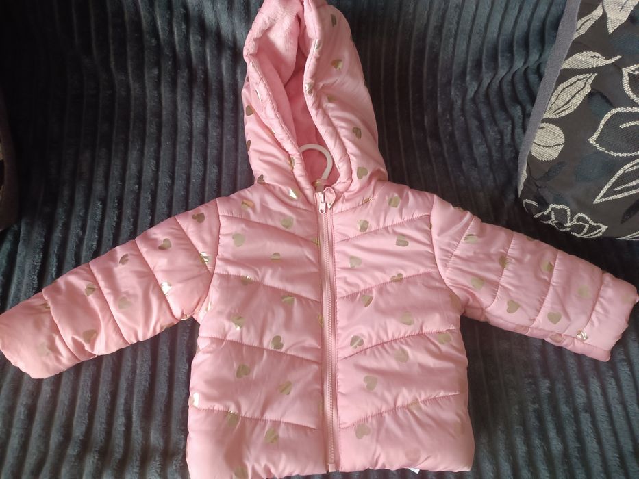 Geaca roz fetite iarna