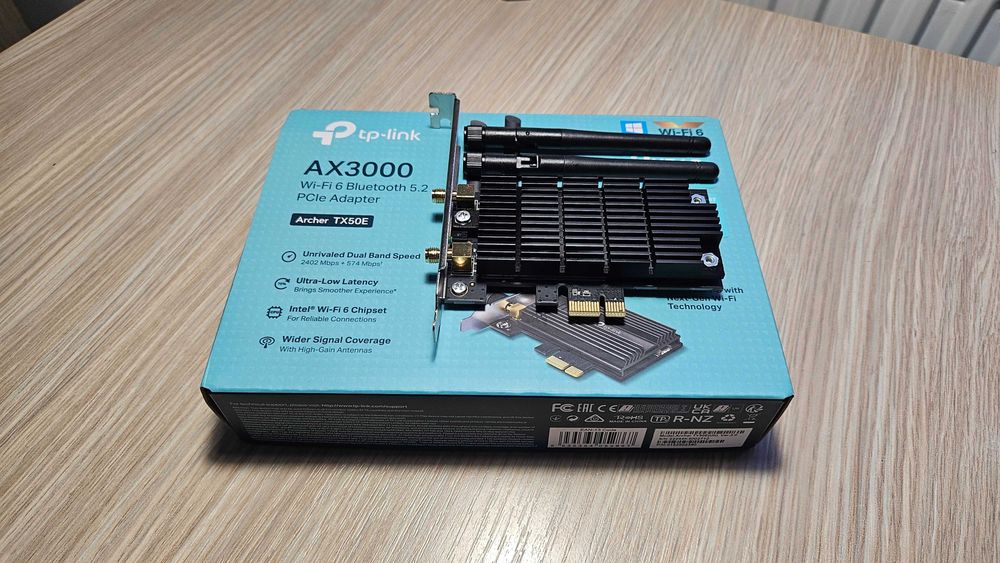 Placa de Retea Wireless TP-Link TX50E Dual-Band aproape noua