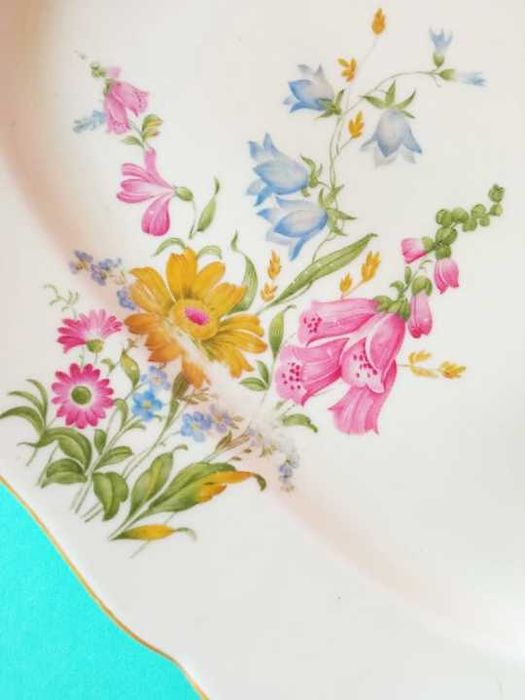 Порцеланово плато/поднос * Немско, старо, бароков стил