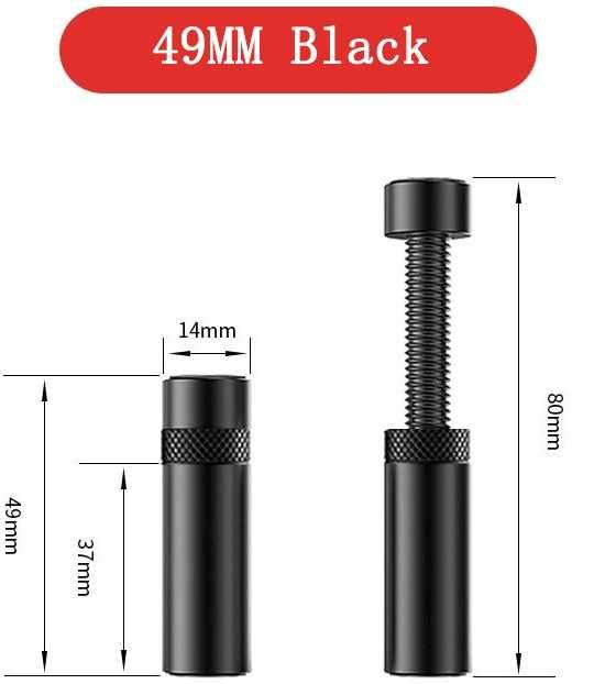 Стойка за видео карта, черна, от 27мм до 120mm