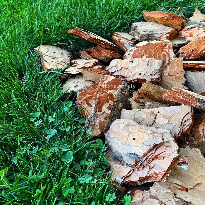 Сосновая кора мульча для оформления
