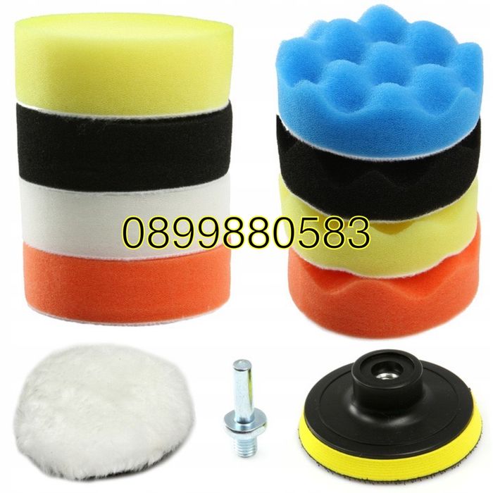 Комплект за полиране на фарове и автомобили 11 части HAWEK  , HW-1144