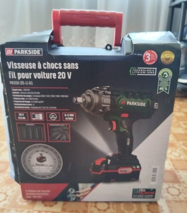 Ударен Гайковерт Parkside Passk 20-Li A1