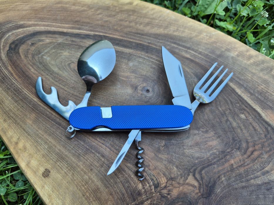 Туристически комплект за хранене България 6 в 1,четири цвята