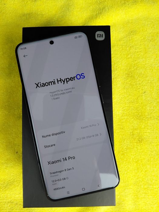 Vând/Schimb Xiaomi 14 Pro 5g Black Impecabil Dual Sim Fulbox Liber