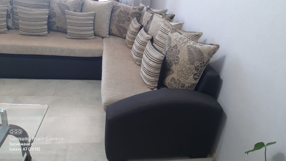 Ъглов диван с опция за спалня