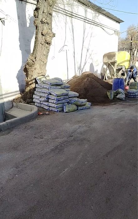 Стяжка полусухой, с аппаратом