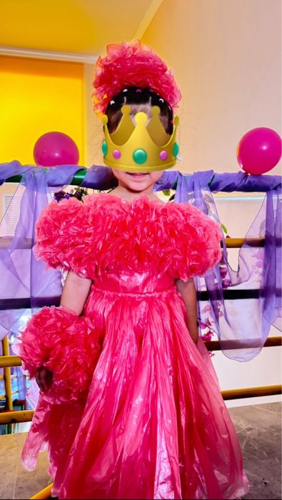 Продам платье из мусорных мешков