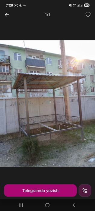 Temir krovat navesli