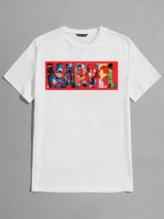 Специально разработанная футболка [MARVEL], качественная футболка