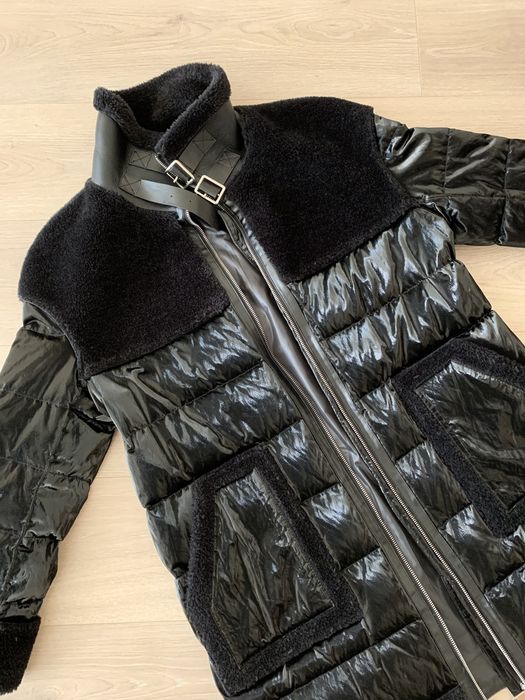 Пуховик дубленка