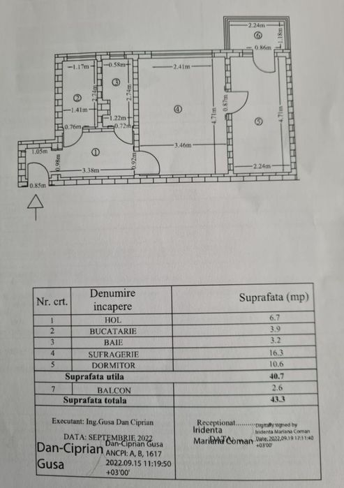 Apartament 2 camere central.