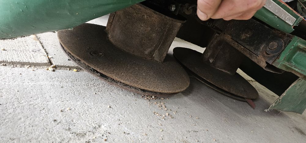 Cositoare rotativa  motocultor italian Ferrari goldoni lombardini