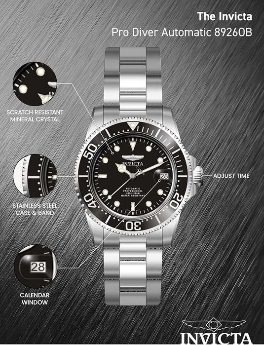 Invicta Pro Diver 40mm 8926OB automatic japonez Seiko NH35A Diver 200m