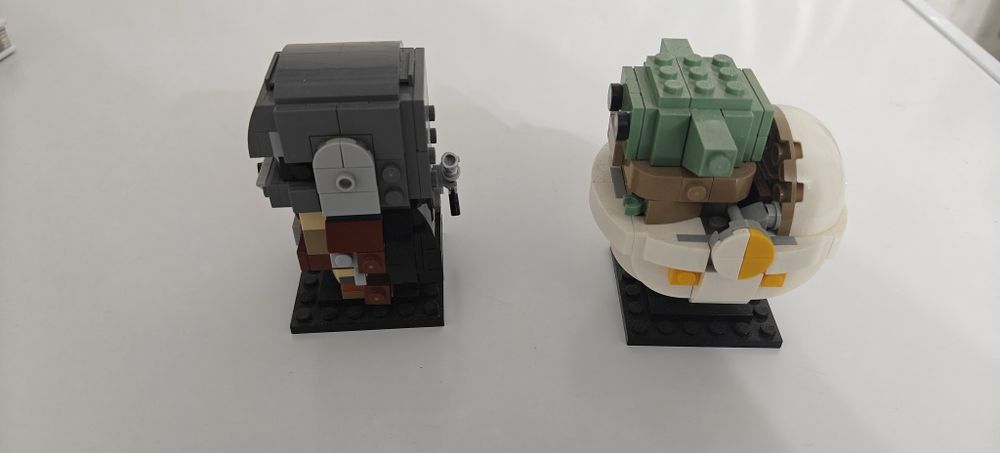 Лего набор из серии brick heads