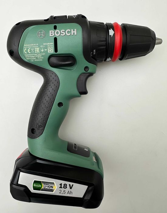 BOSCH AdvancedDrill 18 - Безчетков винтоверт 2x2.5Ah неразличим от нов