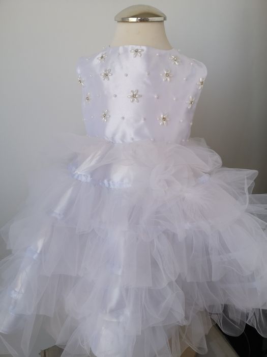 НОВА детска рокля, шаферска рокля за 1 г