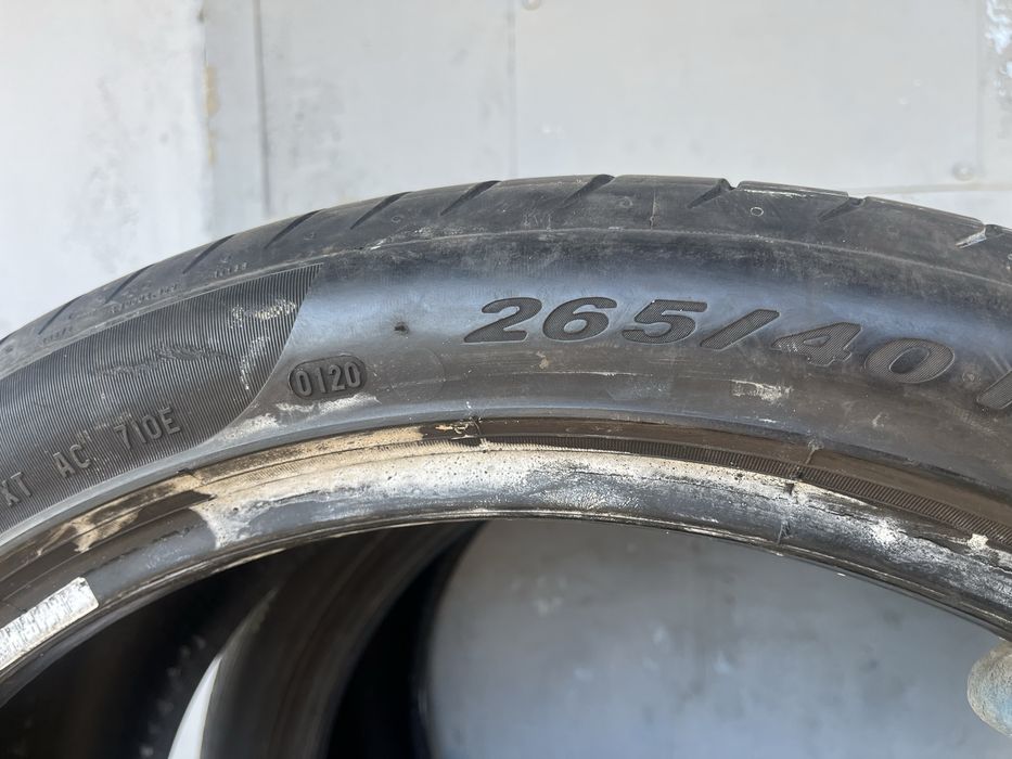 4 бр. гуми спорт пакет 265/45/21 и 295/35/21 Pirelli DOT 0120 4,5-5 mm