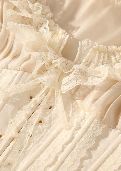 Новое Корсетное платье с рюшами