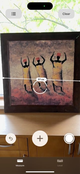 Голяма картина с африкански мотив – 87х83 см