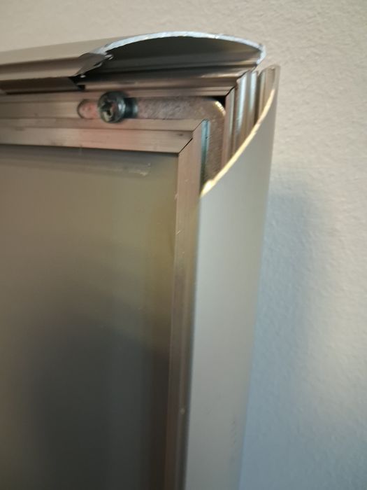 Rama click aluminiu 50x70 cm ptr reclame, minim 10 bucati