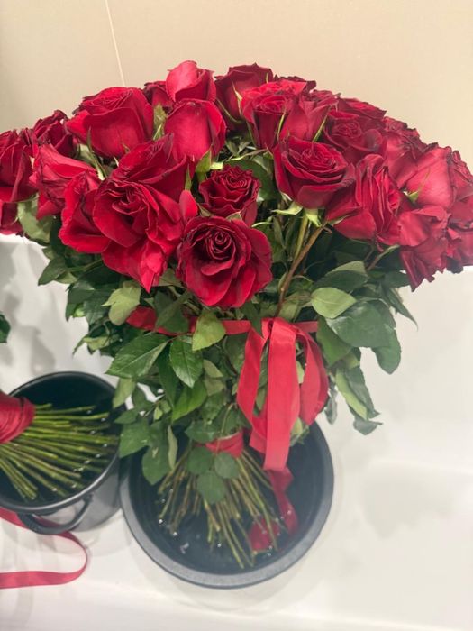 Цветы красные Роза