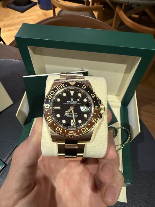 Rolex GMT - Master II Rootbeear Rose Gold